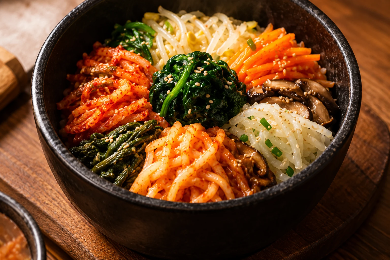 비빔밥을 표현한 AI 생성 미리보기 이미지